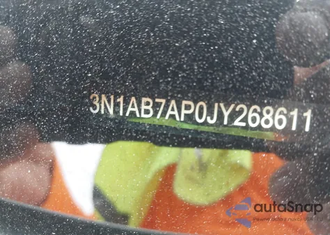 2018 Nissan Sentra Sv из США, поврежденный, VIN 3N1AB7AP0JY268611